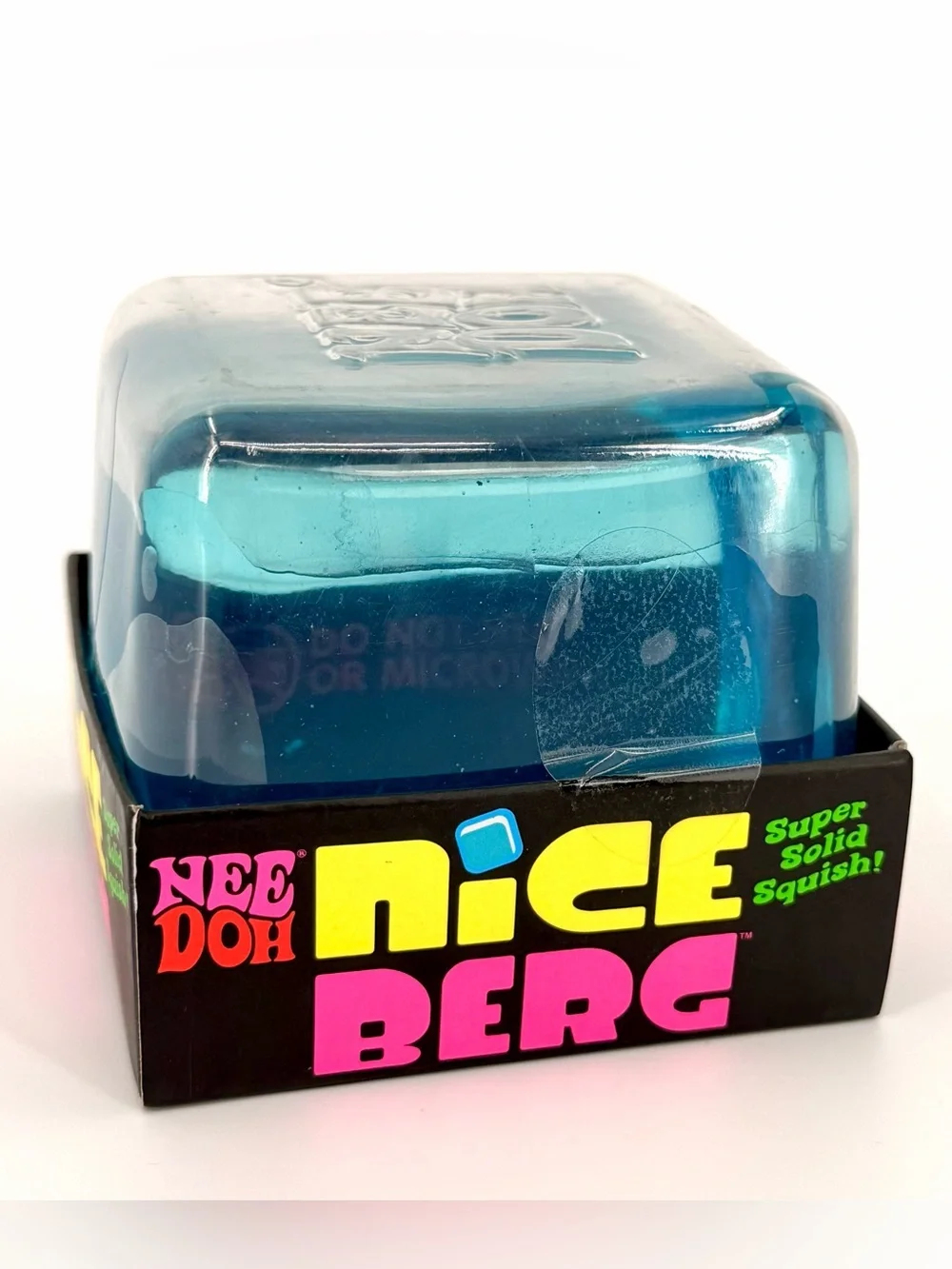 NeeDoh Nice Berg Blue Giant Nice Cube Sensory Squishy NEW